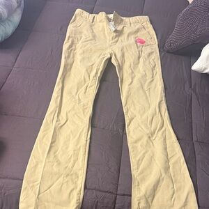 Sandy/khaki uniform pants